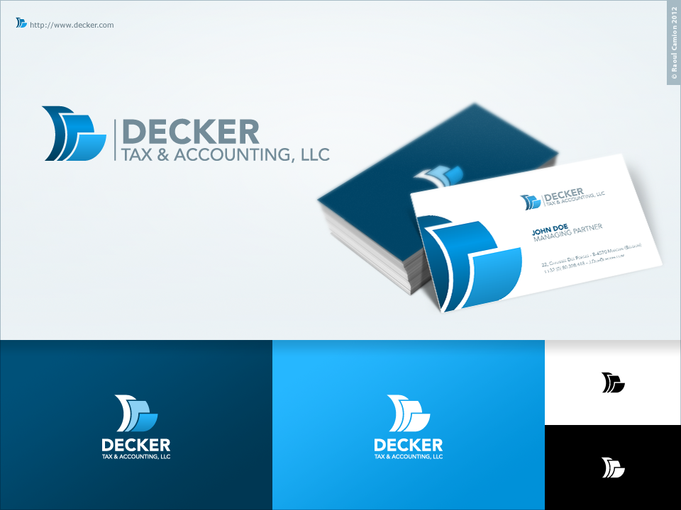 Logo Design by Raoul Camion for Decker Tax & Accounting, LLC | Design #1804381