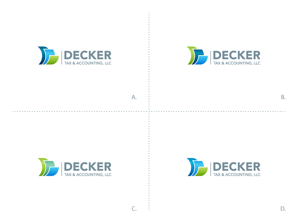 Logo Design by Raoul Camion for Decker Tax & Accounting, LLC | Design #1826109