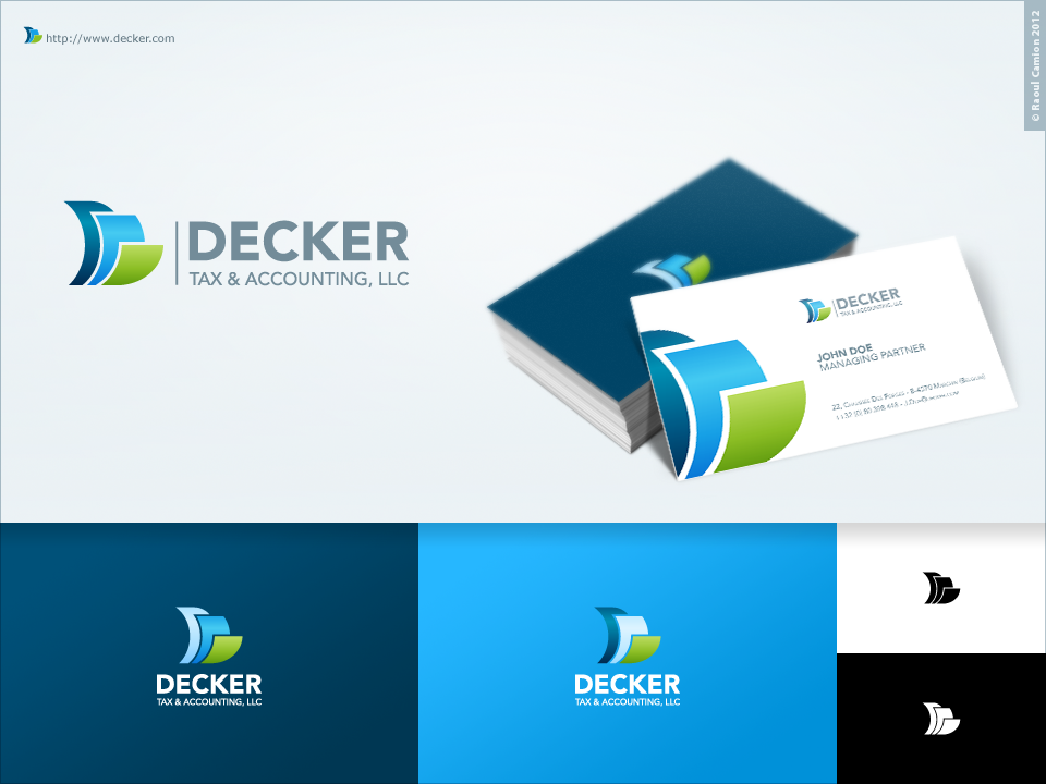 Logo Design by Raoul Camion for Decker Tax & Accounting, LLC | Design: #1873514