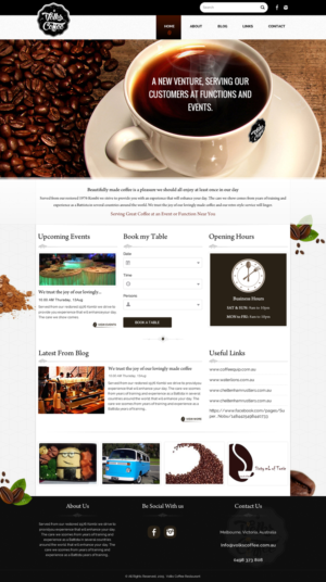 Wordpress Design by aloksai for Volks Coffee | Design: #6966005