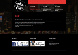 Wordpress Design by Jangsher Singh Gill for Volks Coffee | Design: #6944297