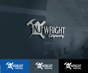 Logo-Design von Sergio Coelho für NJ Wright Carpentry | Design: #7015937