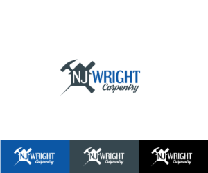 Logo-Design von Sergio Coelho für NJ Wright Carpentry | Design: #7015938