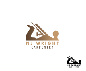 Logo-Design von KabhTech Studio für NJ Wright Carpentry | Design: #6917779