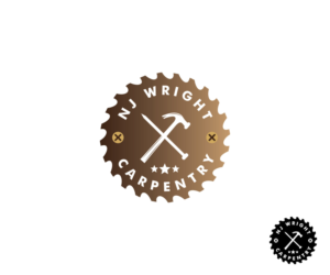 Diseño de Logo por KabhTech Studio para NJ Wright Carpentry | Diseño: #6917780