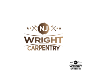 Diseño de Logo por KabhTech Studio para NJ Wright Carpentry | Diseño: #6917781