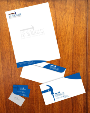 Logo Design by DesignMX (Renan Mejia) for NJ Wright Carpentry | Design #6949752