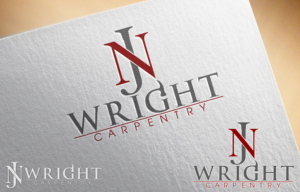 Logo-Design von nivleik für NJ Wright Carpentry | Design: #6915389