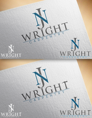 Logo-Design von nivleik für NJ Wright Carpentry | Design: #6916208