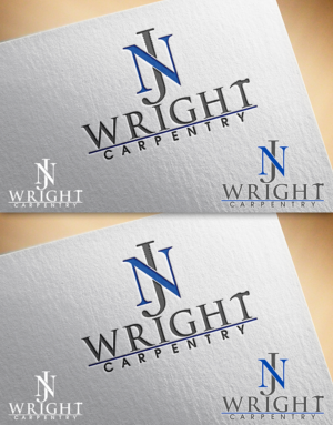 Logo-Design von nivleik für NJ Wright Carpentry | Design: #6946492