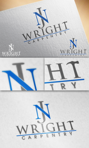 Logo-Design von nivleik für NJ Wright Carpentry | Design: #6996649