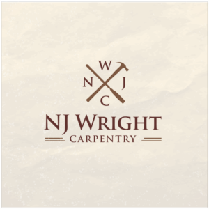 Diseño de Logo por Linea para NJ Wright Carpentry | Diseño: #6921233