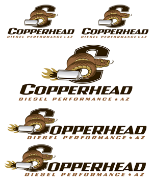 Diseño de Logo por StudioD™ para Copperhead Diesel Performance | Diseño #1797890