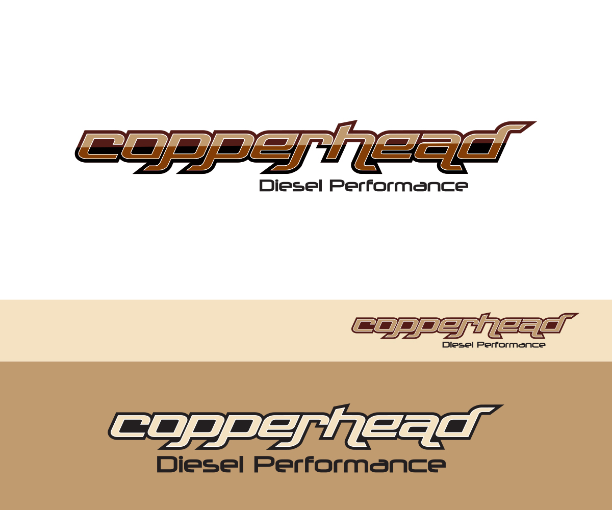 Logo Design by RAYM's ARTvertising for Copperhead Diesel Performance | Design #1819952