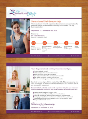 Innovative Leadership Program Needs Flyer/Postcard to Quickly Convey Benefits    | Flyer Design by Artcher