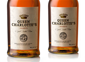 Queen Charlotte's Reserve Aged Carolina Rum LABEL
