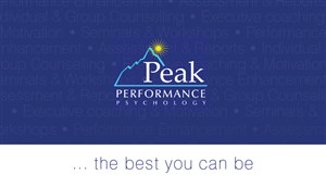 Business Card Design by Ben for Peak Performance Psychology | Design: #1787397