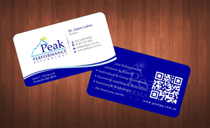 Business Card Design by Sbss for Peak Performance Psychology | Design: #1805441