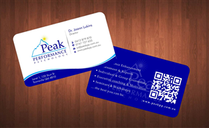 Business Card Design by Sbss for Peak Performance Psychology | Design: #1805443