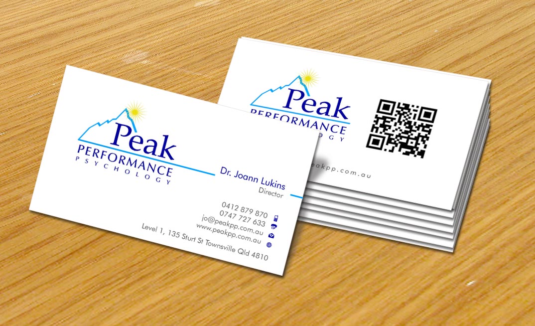 Business Card Design by Sbss for Peak Performance Psychology | Design #1805537