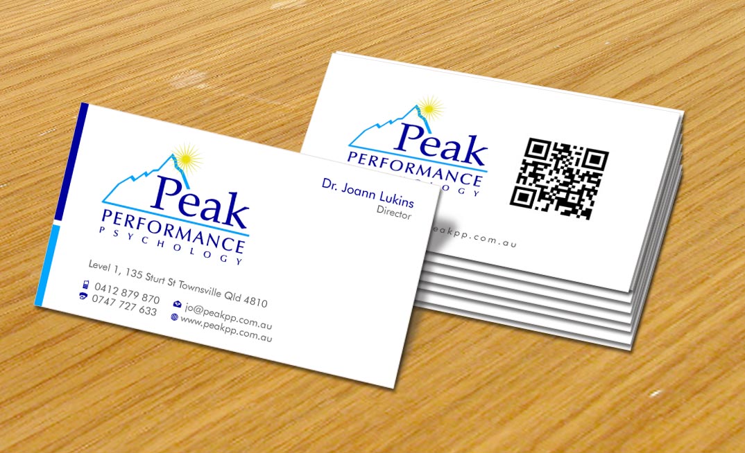 Business Card Design by Sbss for Peak Performance Psychology | Design #1805538