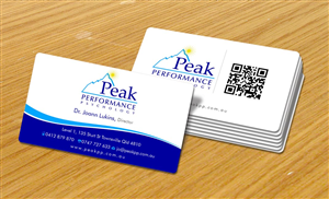 Business Card Design by Sbss for Peak Performance Psychology | Design: #1805539
