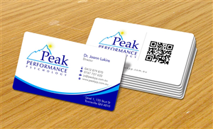 Business Card Design by Sbss for Peak Performance Psychology | Design: #1805541