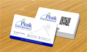 Business Card Design by Sbss for Peak Performance Psychology | Design: #1805552
