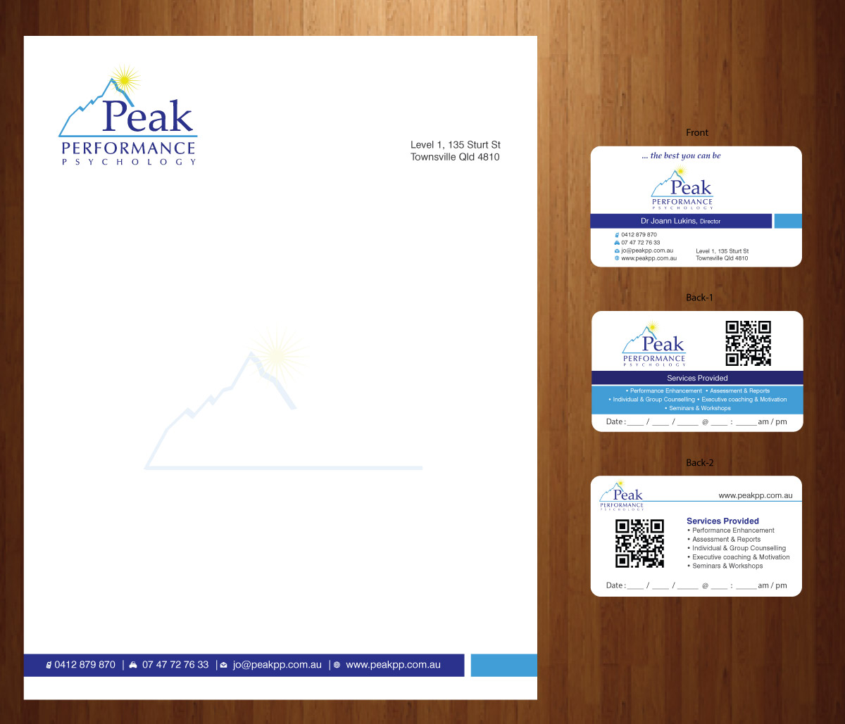 Business Card Design by Sbss for Peak Performance Psychology | Design #1806631