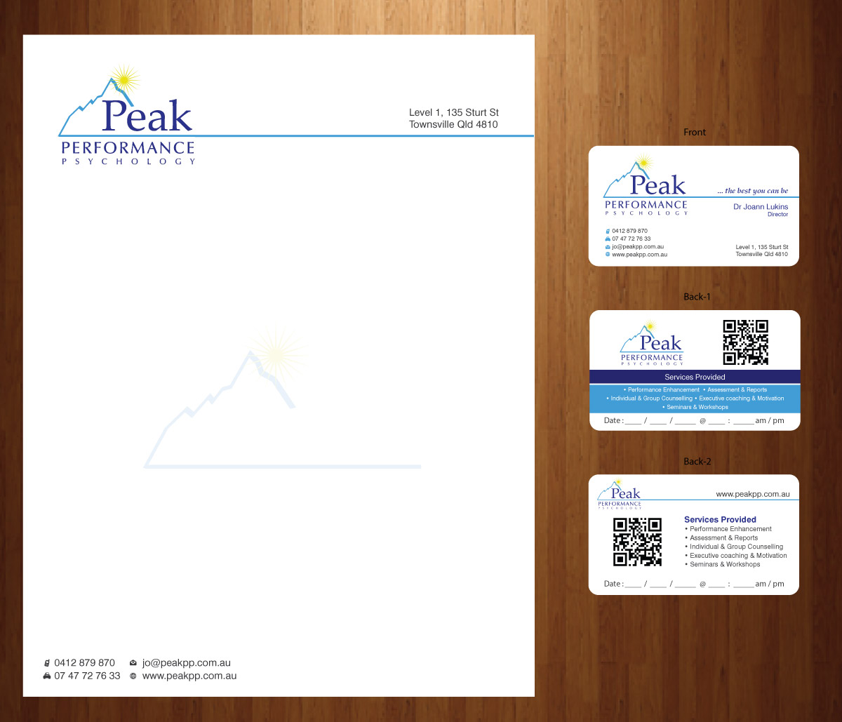 Business Card Design by Sbss for Peak Performance Psychology | Design #1806637