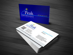 Business Card Design by Atvento Graphics for Peak Performance Psychology | Design: #1784817