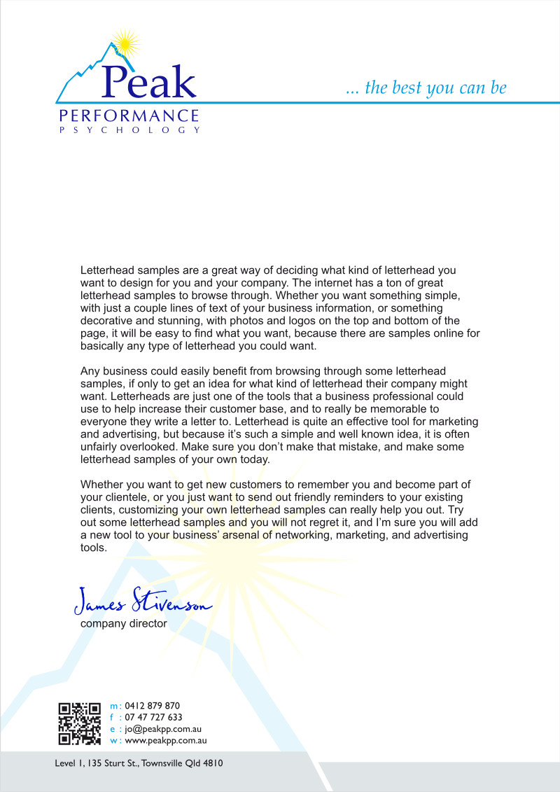 Business Card Design by Atvento Graphics for Peak Performance Psychology | Design #1846668