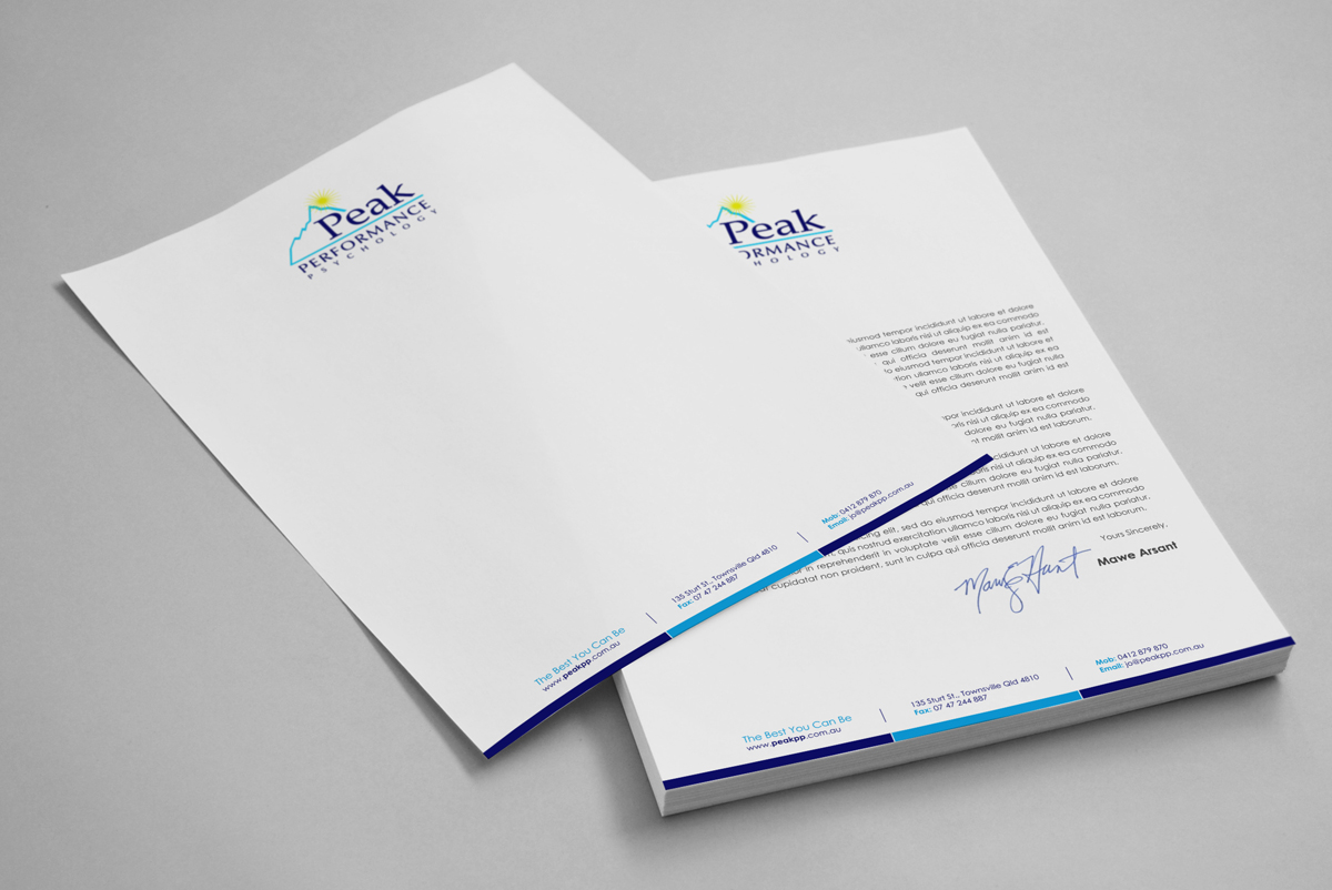 Visitenkarten-Design von logodentity für Peak Performance Psychology | Design #1798827