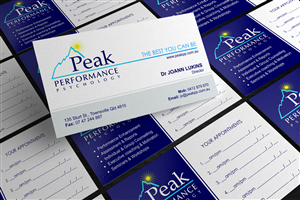 Business Card Design by logodentity for Peak Performance Psychology | Design: #1799179