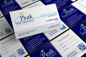 Performance Psychology Business Card Design + Letterhead | Business Card Design by logodentity