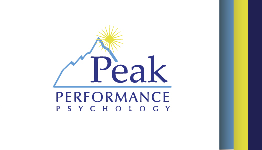Visitenkarten-Design von Behriatech für Peak Performance Psychology | Design #1817028