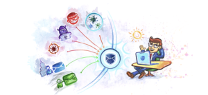 Illustration Design by Andres Cortes for ANDEV GMBH | Design: #6990004
