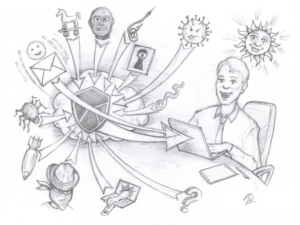 Illustration Design by Tad Majewski for ANDEV GMBH | Design: #6982831