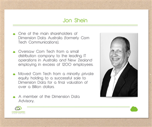 PowerPoint Design by Farrah Stegen for this project | Design: #1798344