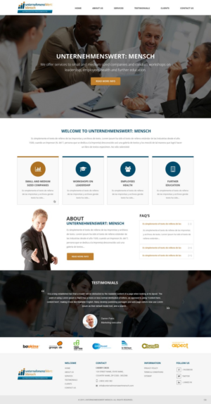 Wordpress Design by pb for this project | Design: #7392936