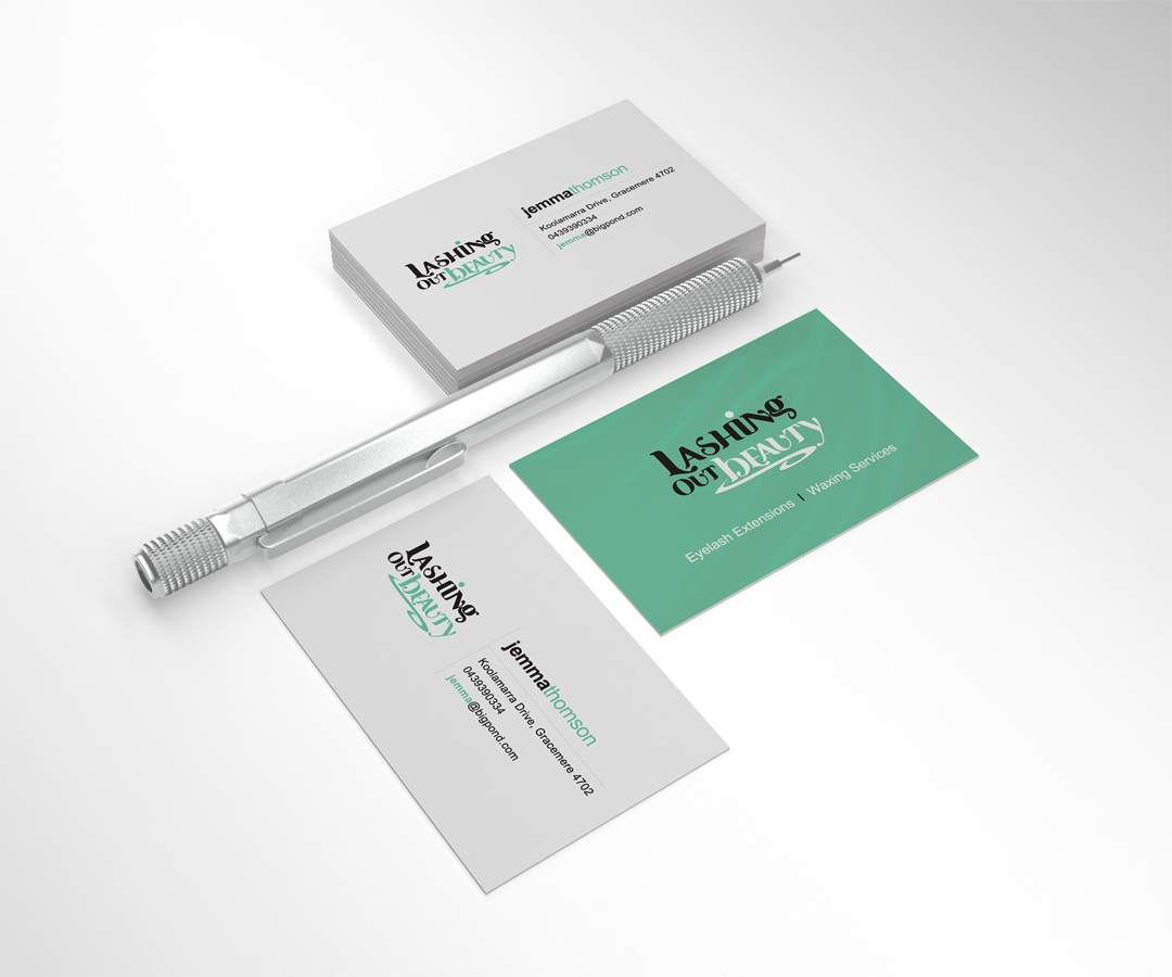 Visitenkarten-Design von diRtY.EMM für Lashing Out Beauty | Design #1788020