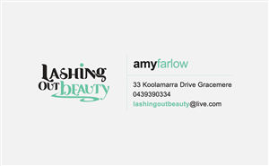 Diseño de Tarjeta de Presentación por diRtY.EMM para Lashing Out Beauty | Diseño: #1788247