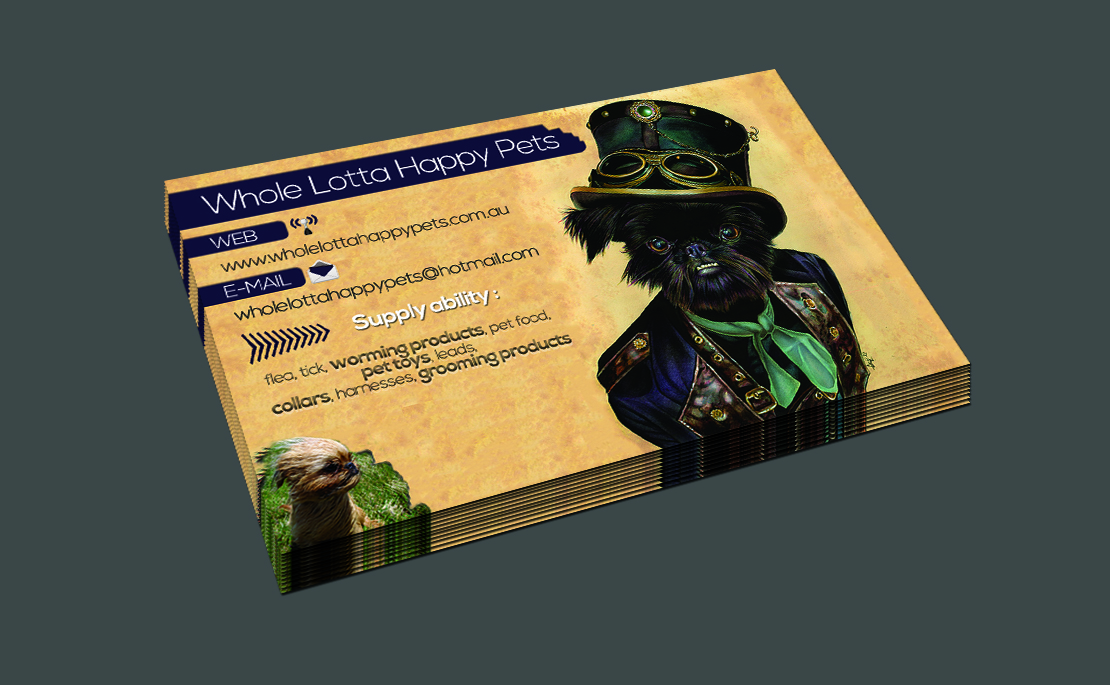 Business Card Design by MS Design for Whole Lotta Happy | Design #1822313