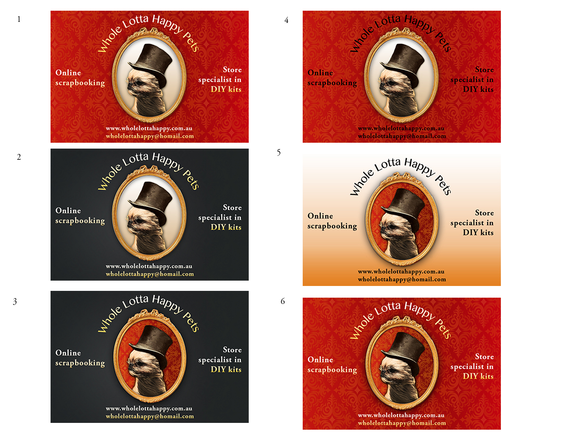 Business Card Design by DaDa Design for Whole Lotta Happy | Design #1797750