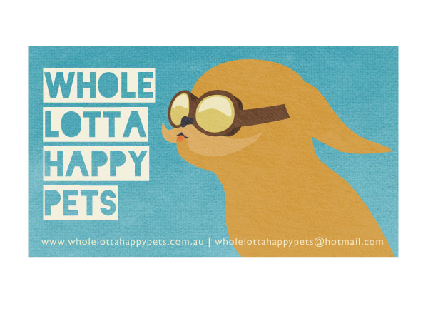 Business Card Design by green for Whole Lotta Happy | Design #1805085
