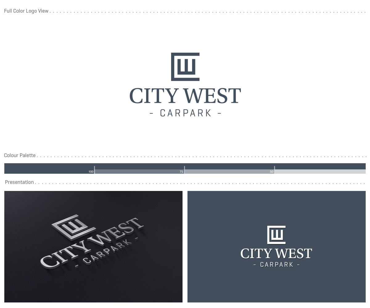Logo-Design von VisualFlava für City West Carpark | Design #1868380