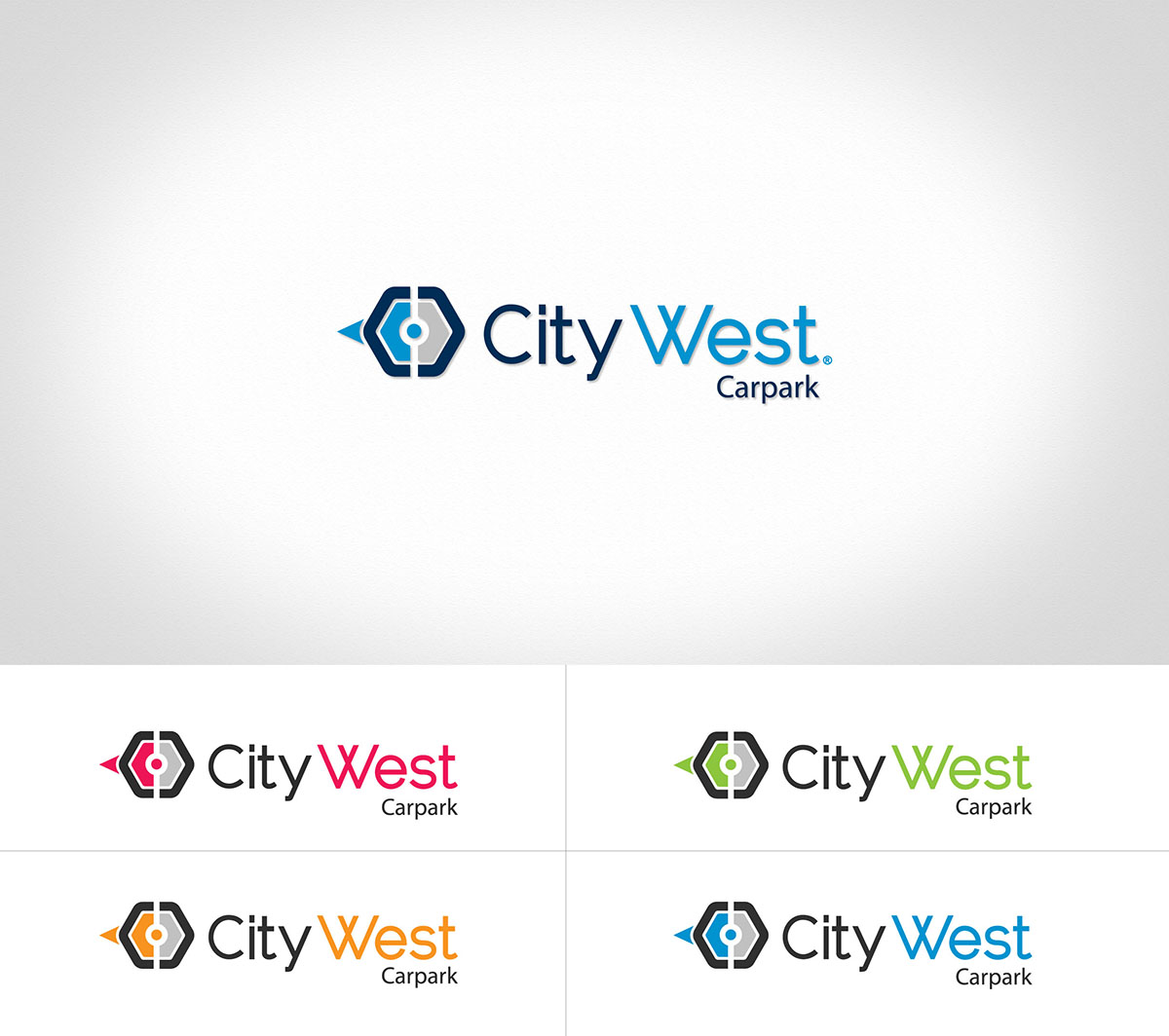 Logo Design by The Perfectionist for City West Carpark | Design #1923629
