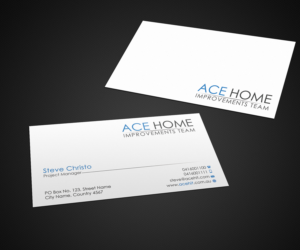 Business Card Design by premnice for ACE Home Improvements Team | Design: #6951414