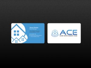 Business Card Design by Creations Box 2015 for ACE Home Improvements Team | Design: #6935151