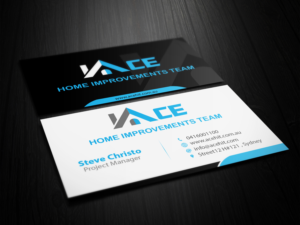 Business Card Design by primarydesigner2k9 for ACE Home Improvements Team | Design #6936868